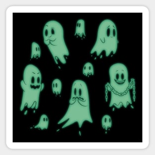 Ghosty Ghosts - Faux Glow Edition Sticker